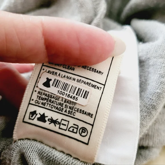 CUPCAKES AND CASHMERE Brentmoore open cardigan sweater in Heather grey - Picture 9 of 9